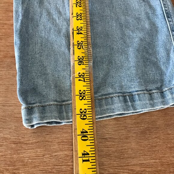 Mined by Los Angeles Wide Leg Jeans Women 11/29 Blue High Rise Medium Wash 17628 - Picture 6 of 12